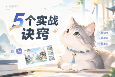 别再只写“画只猫”：出图稳定的5个实战诀窍