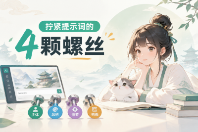 AI绘图别靠玄学：拧紧提示词的4颗螺丝