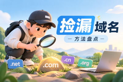 好域名不是抢来的，是蹲出来的