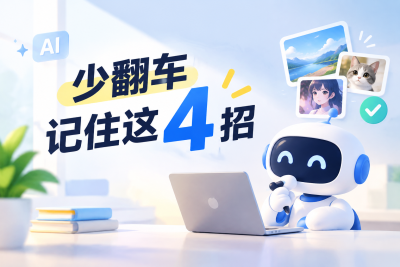 AI绘图少翻车，记住这4招