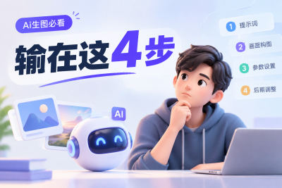 别再怪模型：AI出图好坏，八成输在这4步